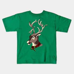 Festive Reindeer Kids T-Shirt